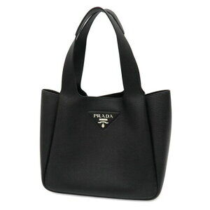 Prada black Vitello Daino leather Dynamique tote bag